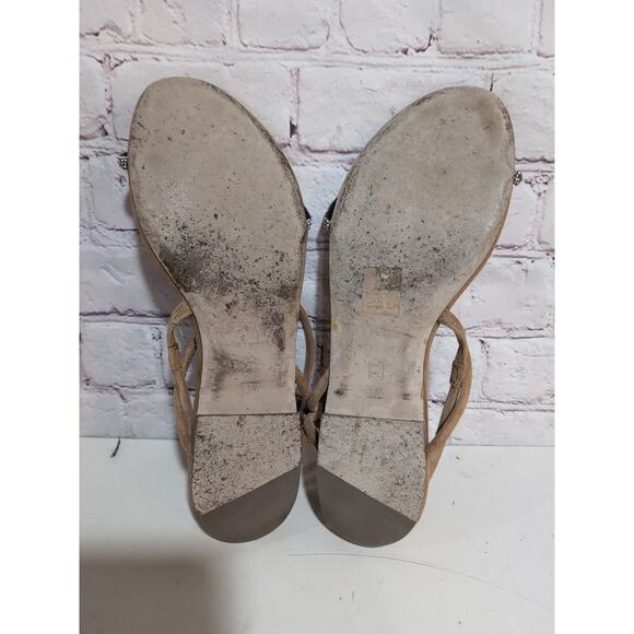 Staud Laurel Crystal Sandals Woman's Size 37.5 US 7.5 - Picture 8 of 11